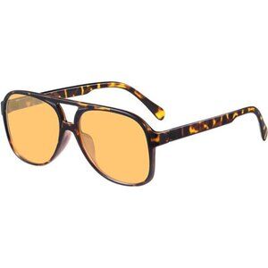 retro aviator sunglasses vintage 70s large frame uv400 eyewear men women sun